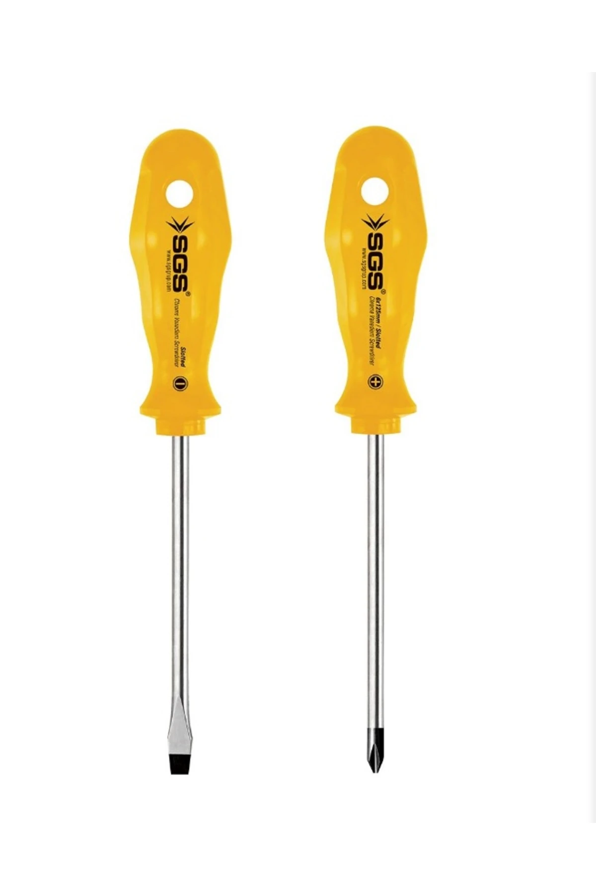 SGS 6*100 1 ADET DÜZ + 1 ADET YILDIZ TORNAVİDA (YELLOW SERİES)