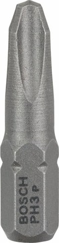 BOSCH - 3'Lü Paket - Ekstra Sert Seri Vidalama Ucu - Ph 3, 25 Mm