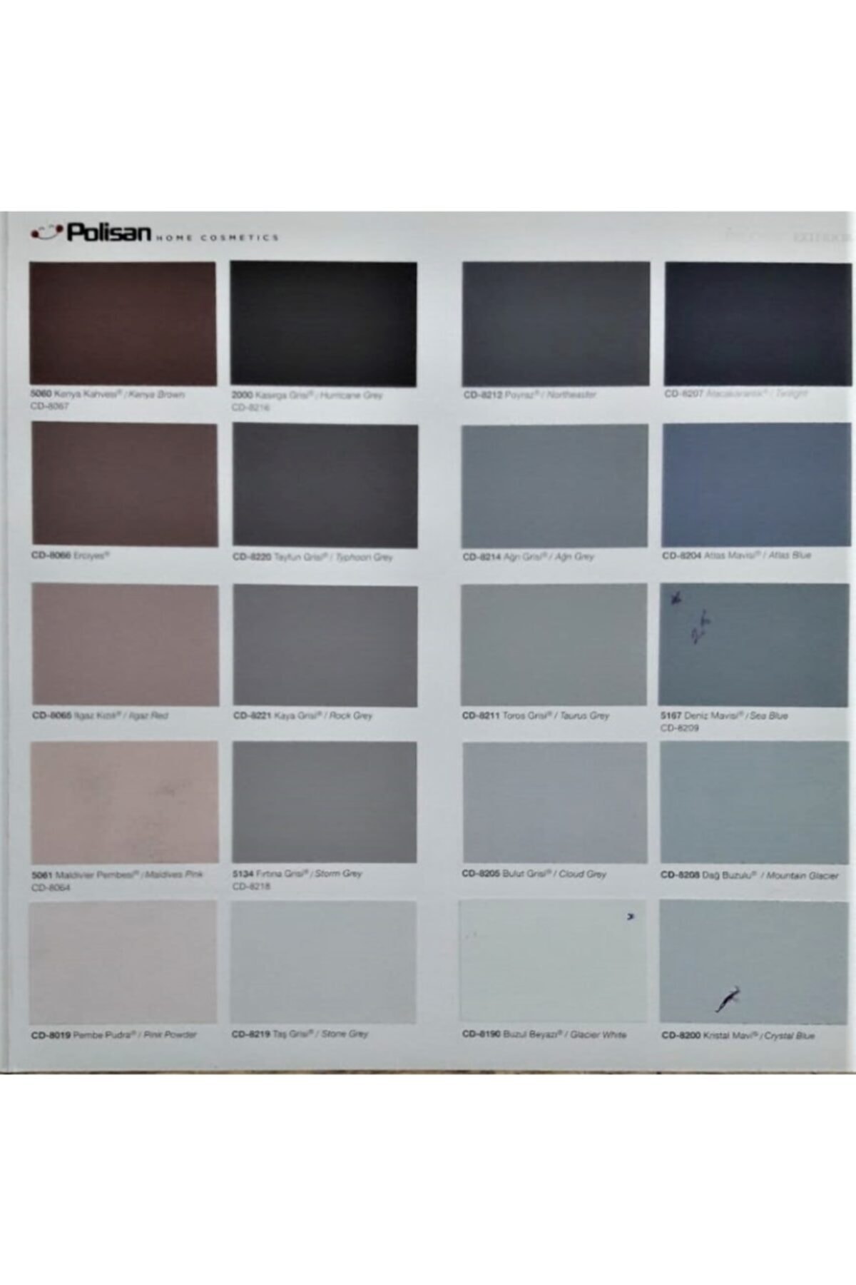 Silikonlu A1-dış Cephe Boyası-2,5litre(3,5KG.)-cd-8214 Ağrı Grisi