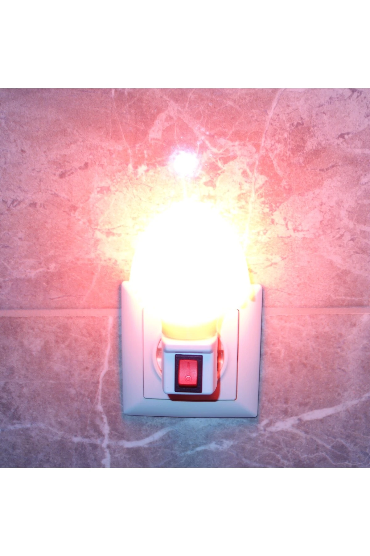 Tlg Gece Lambası Prize Takılan Pembe Şapka Tasarım Anahtarlı