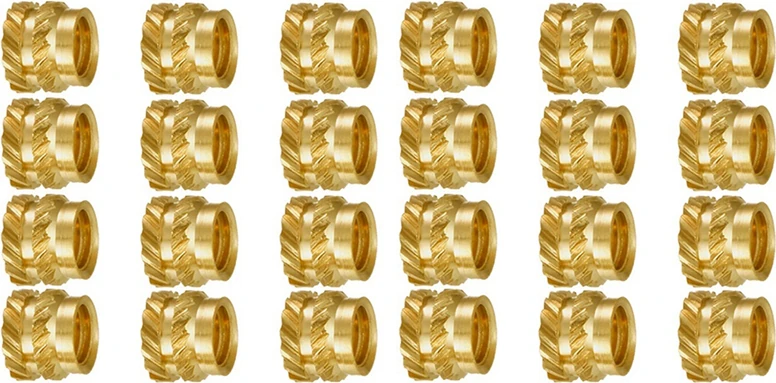 200 Adet M3 Konu Tırtıllı Pirinç Dişli Isı Seti Isıya Dayanıklı Ekleme Gömme Somunu, M3X5X4, 3D Yazıcı Için Voron 2.4 Vb (Yurt Dışından)