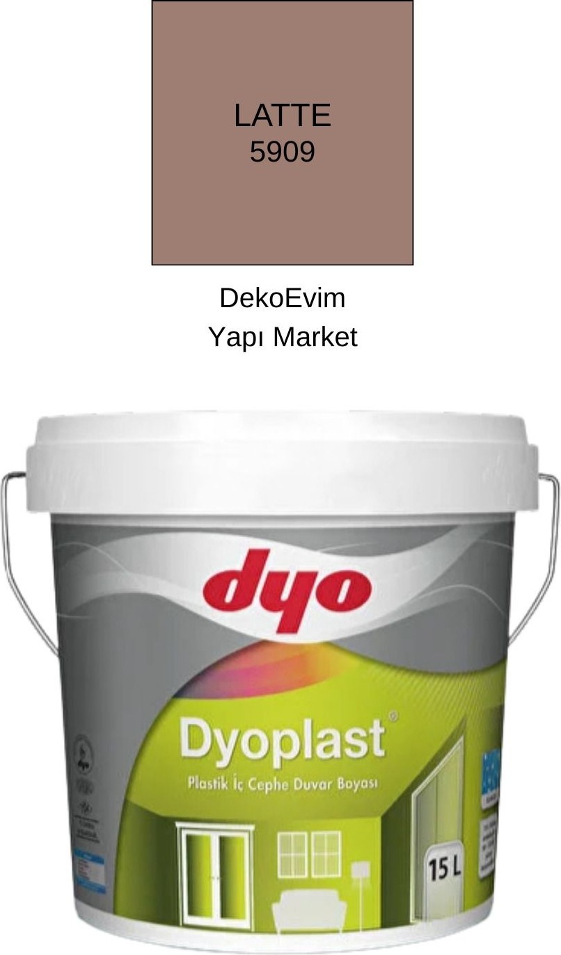 plast Plastik Iç Cephe Duvar B. Latte 15 Lt.