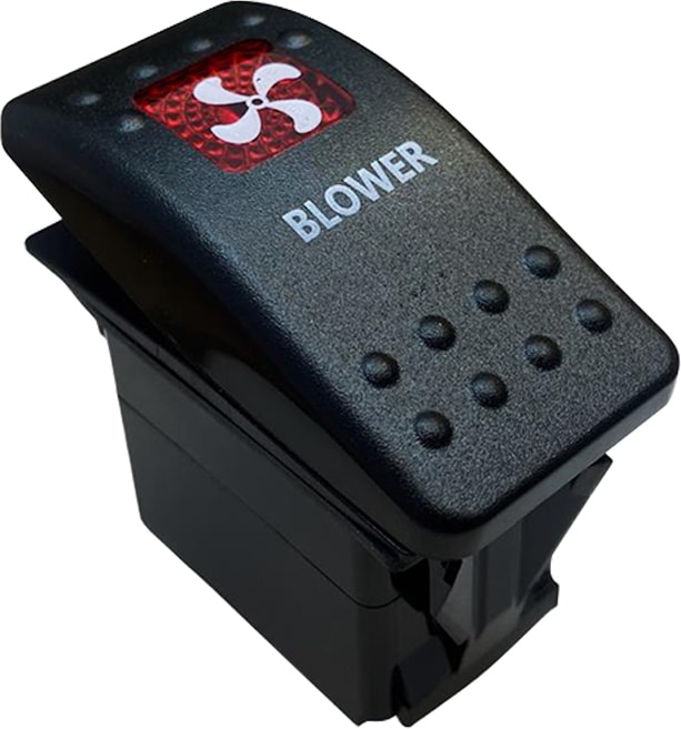 Havalandırma Sembollu Lambalı Işıklı Araç On Off Aç Kapa Anahtar Düğme Oto Için 12-24 Volt Switch 3 Pinli