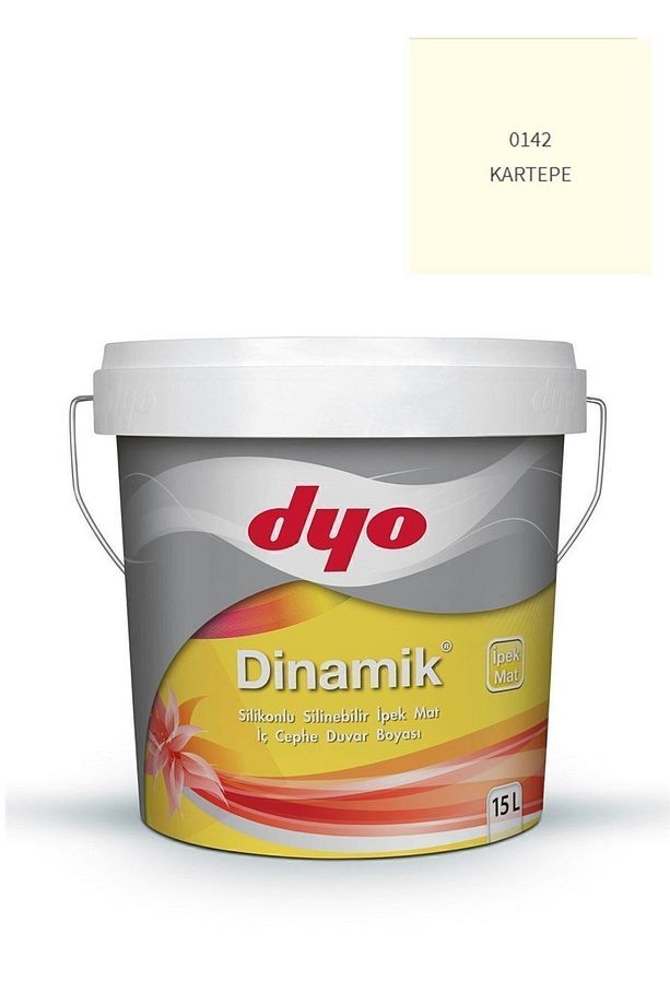 Dinamik Silikonlu Silinebilir Ipek Mat Iç Cephe Duvar Boyası 0142 Kartepe 15 Lt