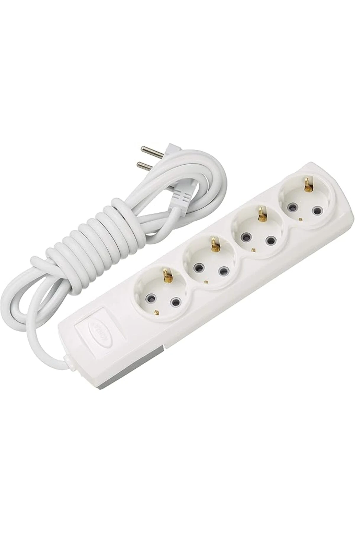 Grup Priz 4 Lü 3 Metre Topraklı Çocuk Korumalı