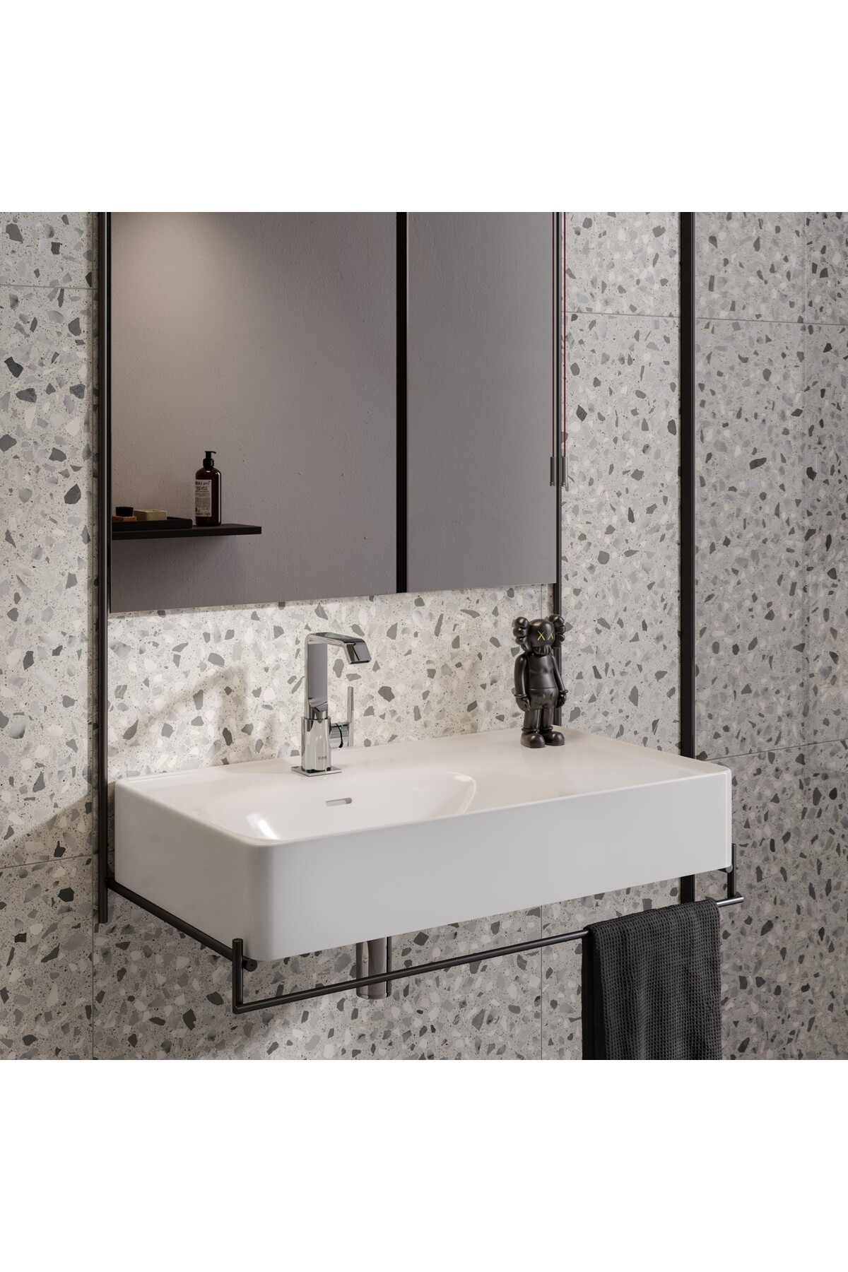 Suit A42616 Lavabo Bataryası, Yandan Kumandalı, Krom