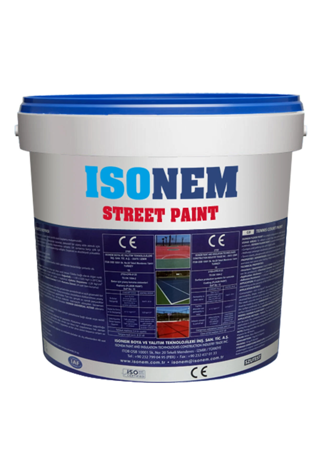 Isonem Street Paint Su Bazlı Likit Zemin Kaplaması 5 Kg.