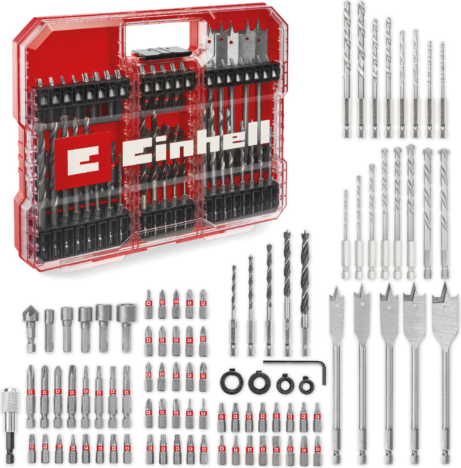 EİNHELL Kombi Matkap Uç Bits Seti 95 Parça, Xl-Box