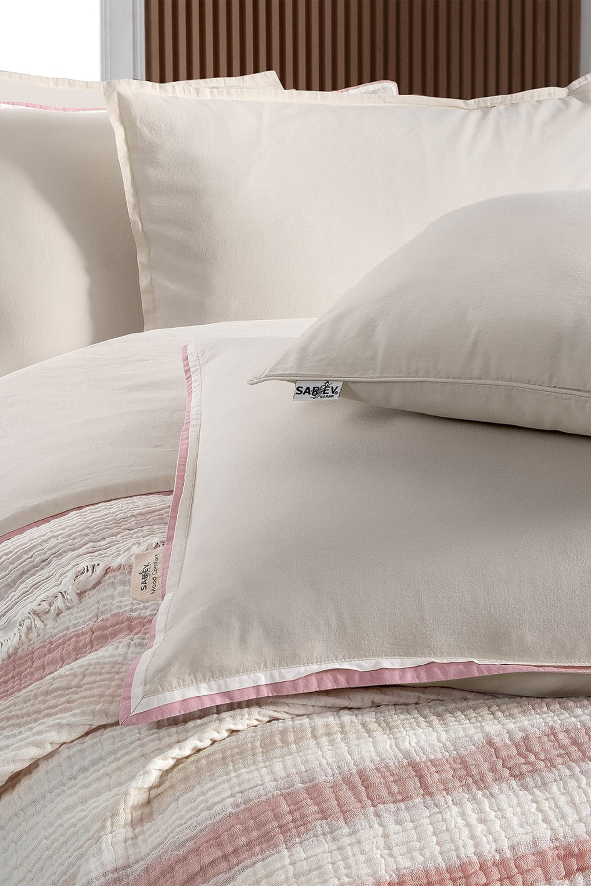 Ribera Tek Kişilik %100 Pamuk Mood Comfort Nevresim Takımı ve Yatak Örtüsü Seti