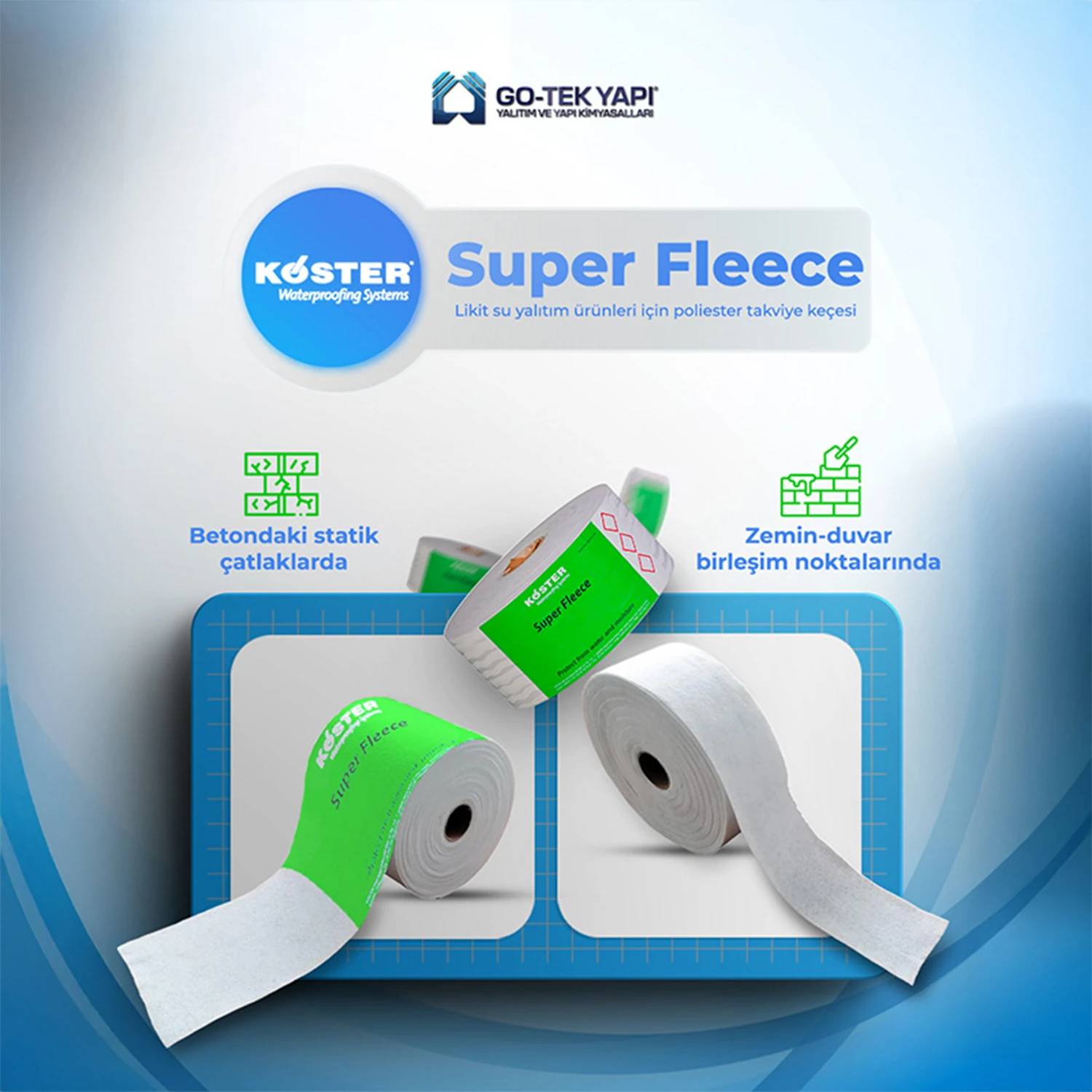 Super Fleece / 50 mt Boy / 20 cm