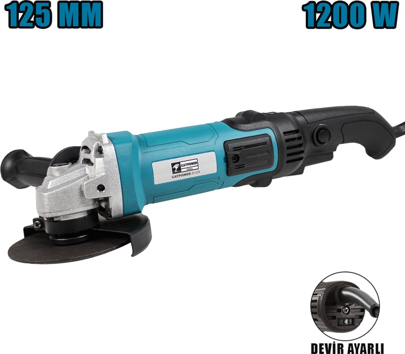 6129 1200W 125 mm Avuç Taşlama