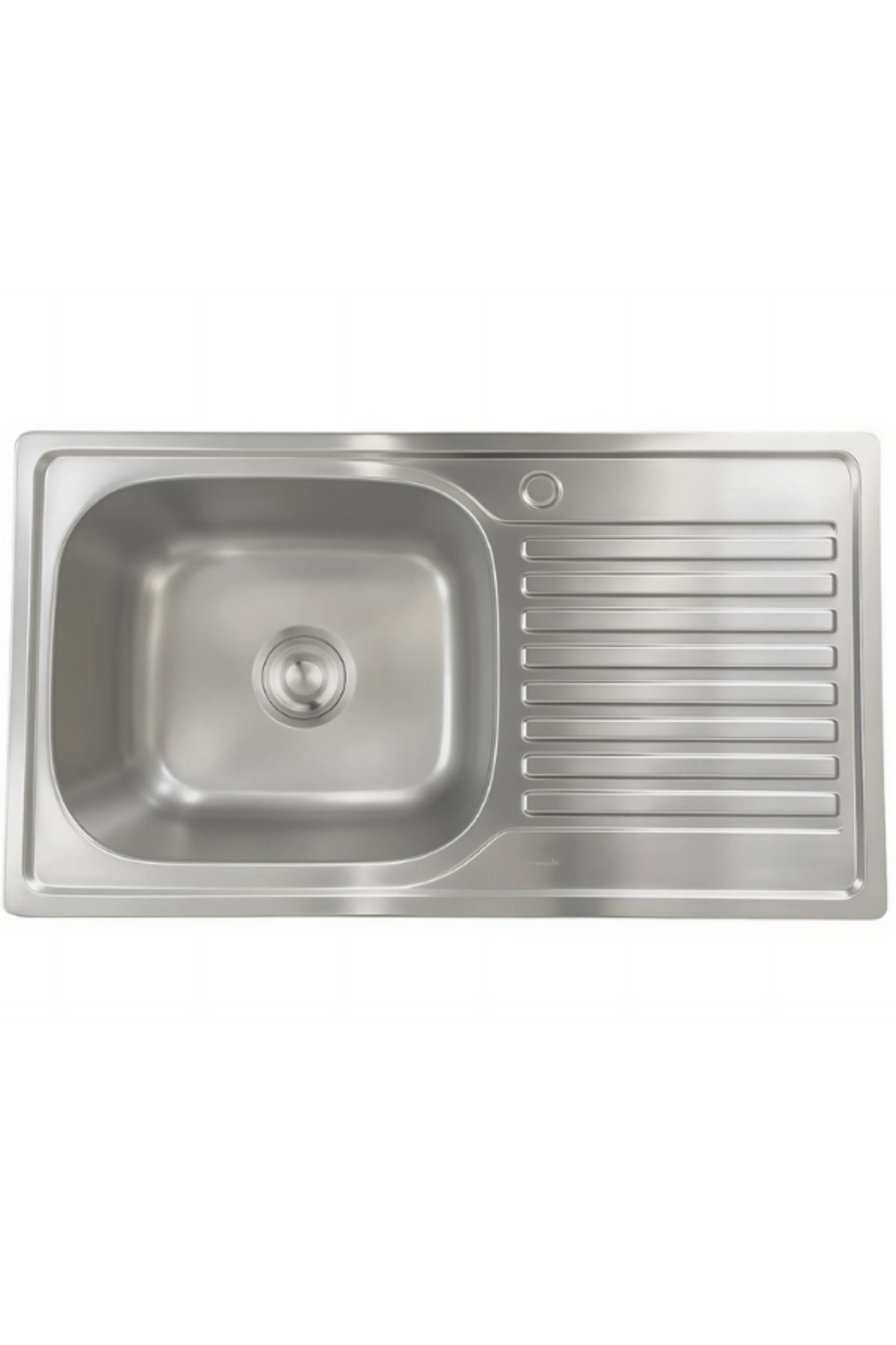 Bella Damlalıklı Paslanmaz Çelik Mutfak Evyesi 75x45cm Sifon Seti Dahil Eviye