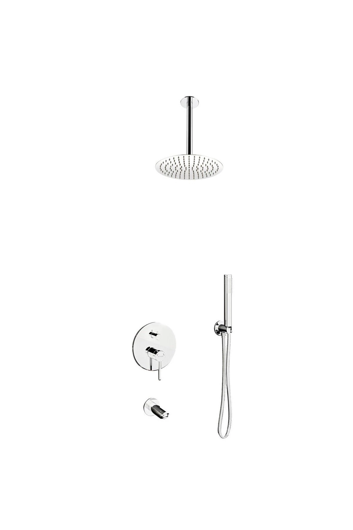 Tam Ankastre Duş Seti Tavandan Adonis FAU107T