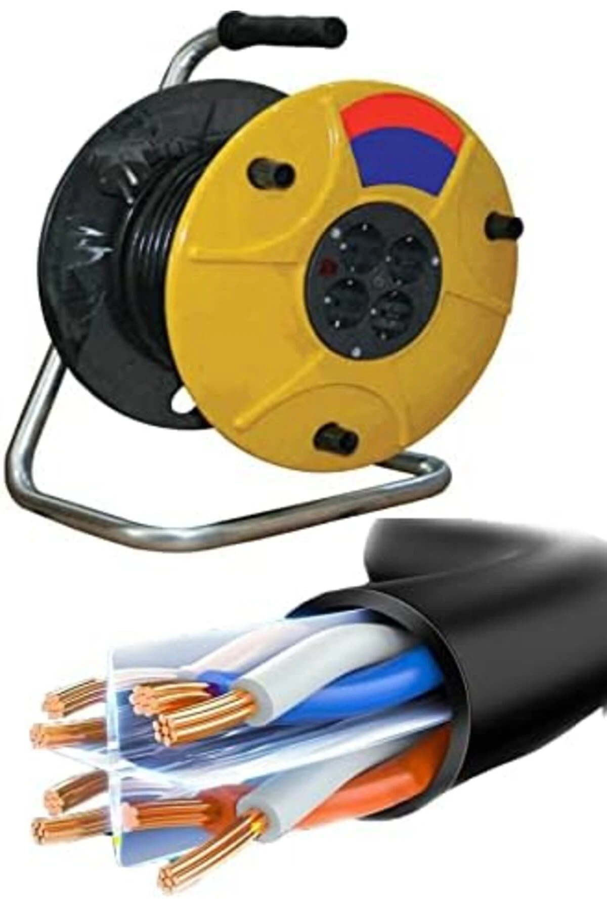 Uzatma Kablo Seyyar Priz 50 m