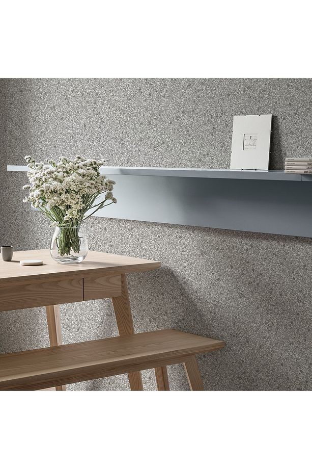 Roka 23110-1 Mantar Desenli Kabartmalı Modern Düz Sade Duvar Kağıdı