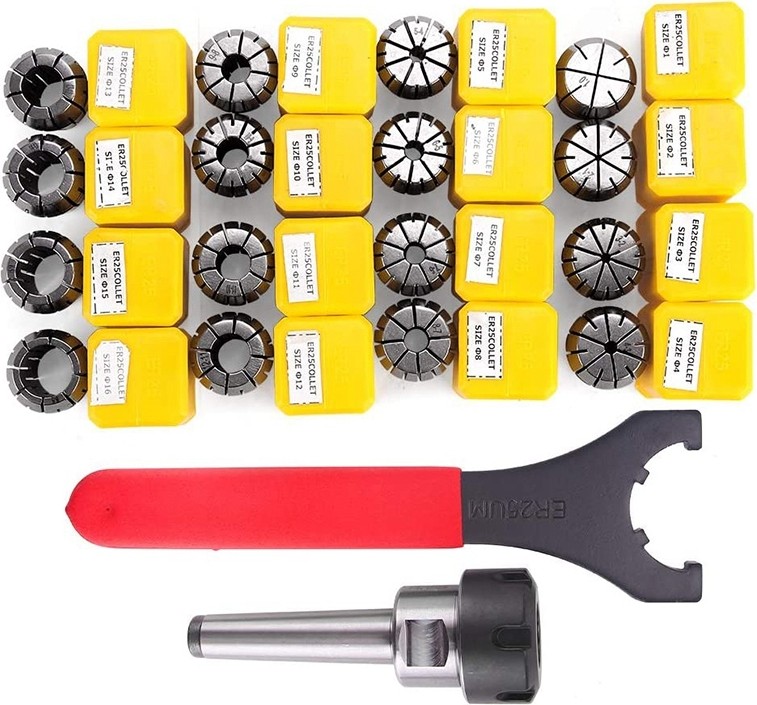 ER25 Pens Seti Aynası, Mt2 ER25 M10 Motor Uzatma Çubuğu, Cnc Gravür Makinesi Veya Freze Torna Aleti ile (Yurt Dışından)