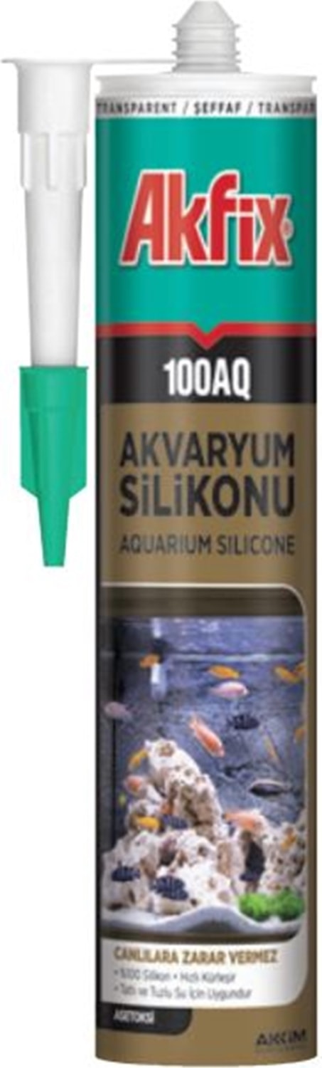 100 Akvaryum Sızdırmazlık Silikonu 280 ml Şeffaf