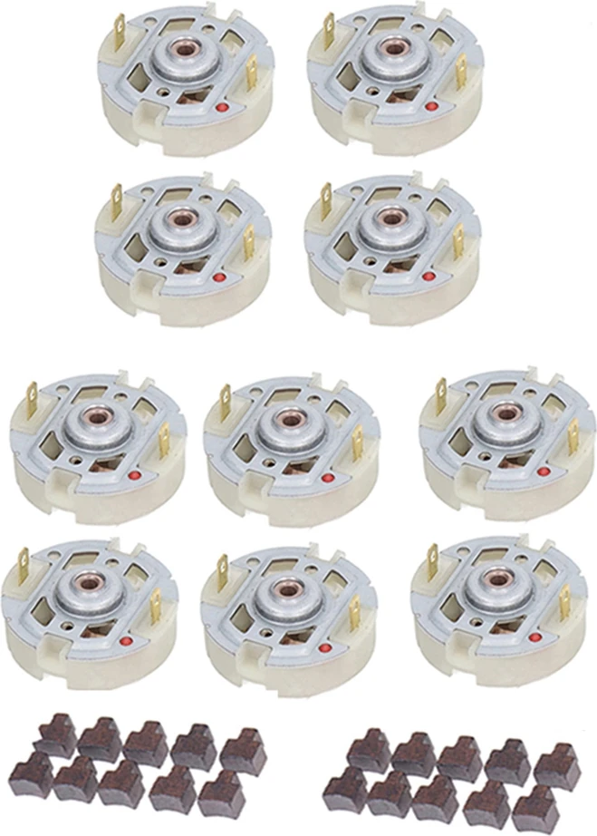 10 Adet RS550 Karbon Motor Fırça Elektrik Motoru Fırça Tutucu ile Motor Fırça Matkap Sürücüsü Için Elektrikli Tornavida (Yurt Dışından)