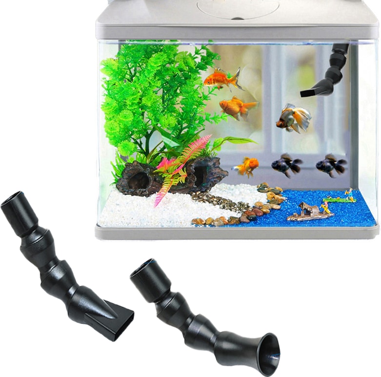 Od 25 mm Ördek Gagası S Stili Akvaryum 360° Ayarlamalı Nozul Su Çıkış Borusu Duckbill Dönüş Borusu Tesisat Fittingsi Filtre Pompa Su Akışı Çıkışı (Yurt Dışından)