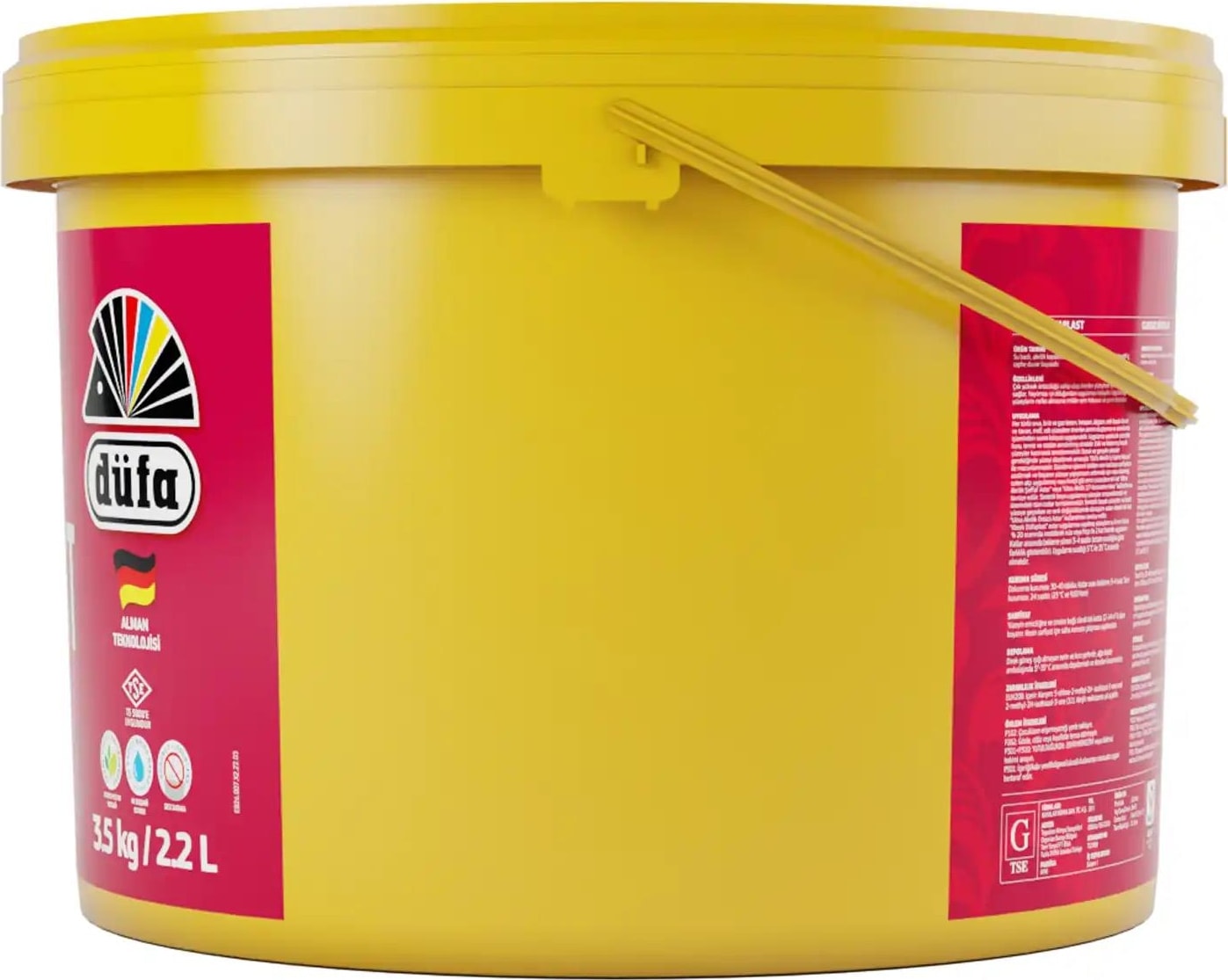 Klasik plast İç Cephe Duvar Boyası 1001 Beyaz 2.2 l