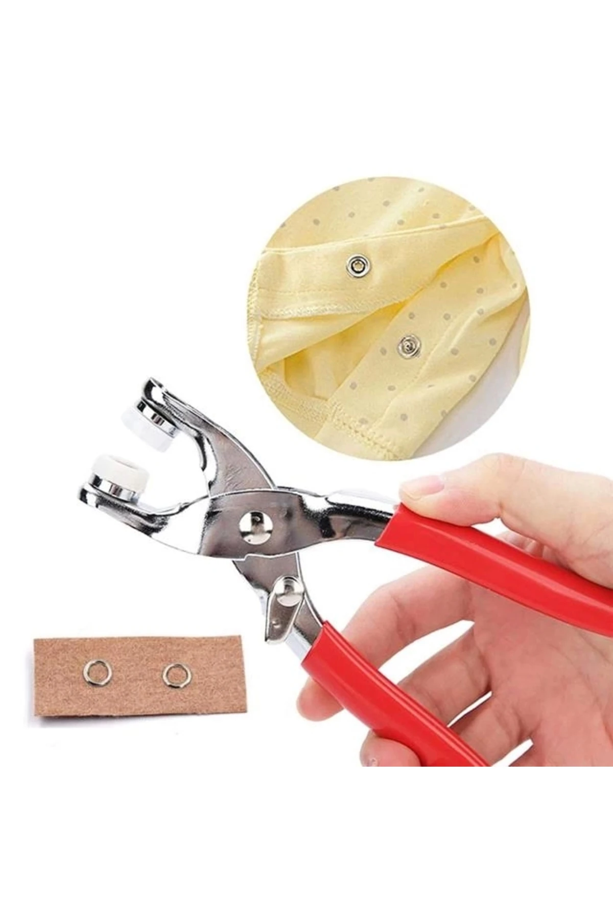 PM-24921 Çıtçıt ve Metal Düğme Montaj Pensesi