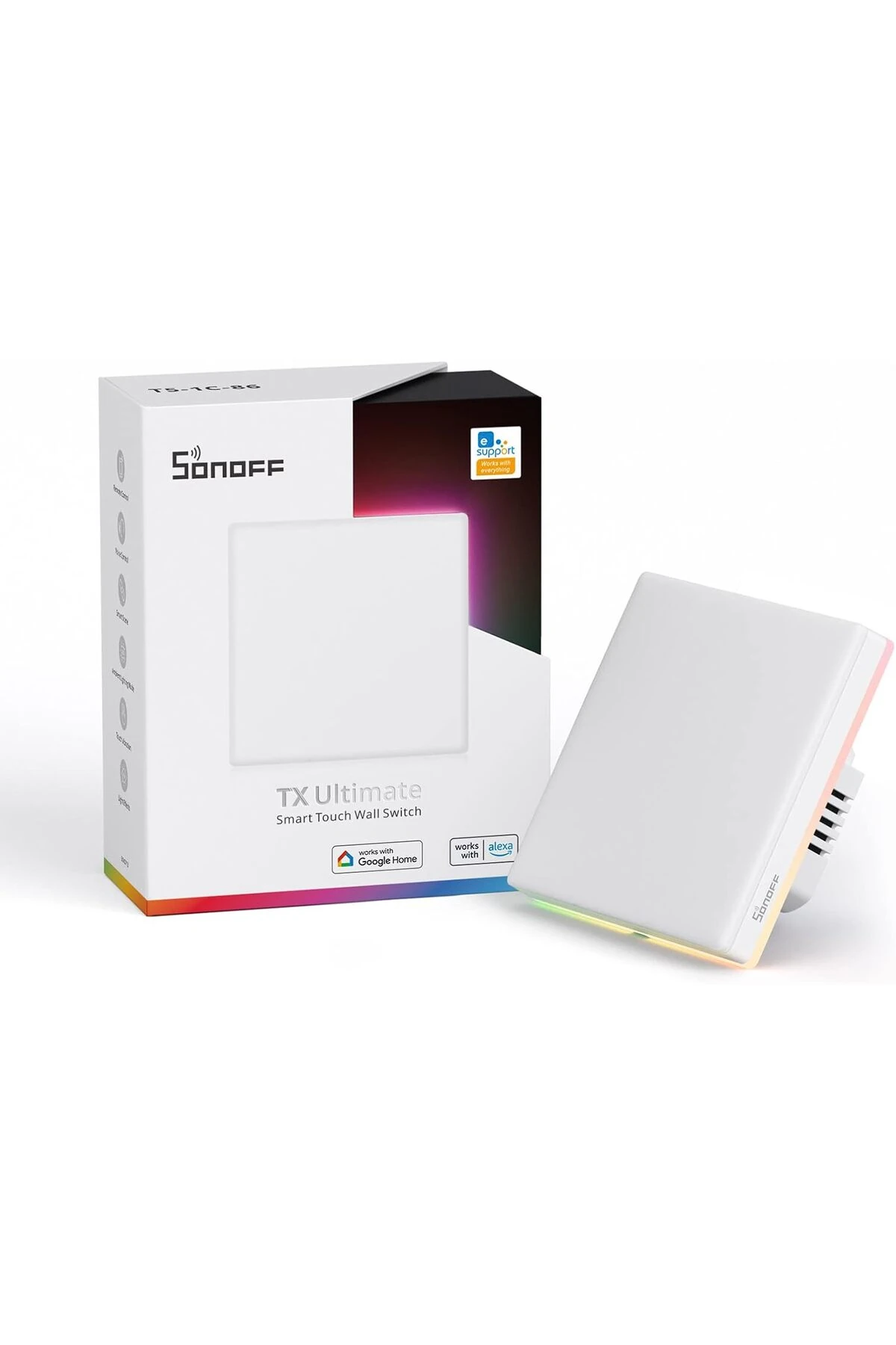 Tx Ultimate Akıllı Dokunmatik Duvar Anahtarı 1 Kanallı FxYM 1126906