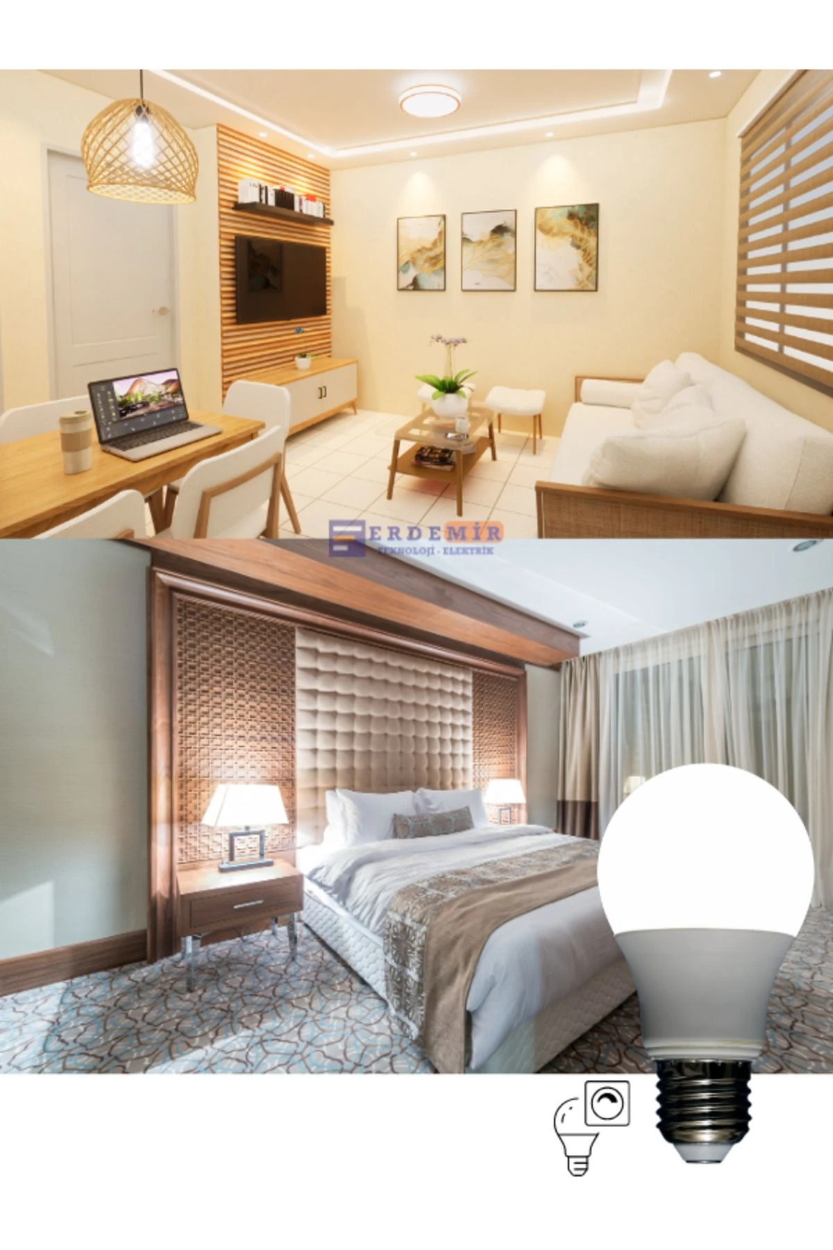 Ct-4278 12w Led Ampul Dimmerli 6400k Beyaz 1 adet