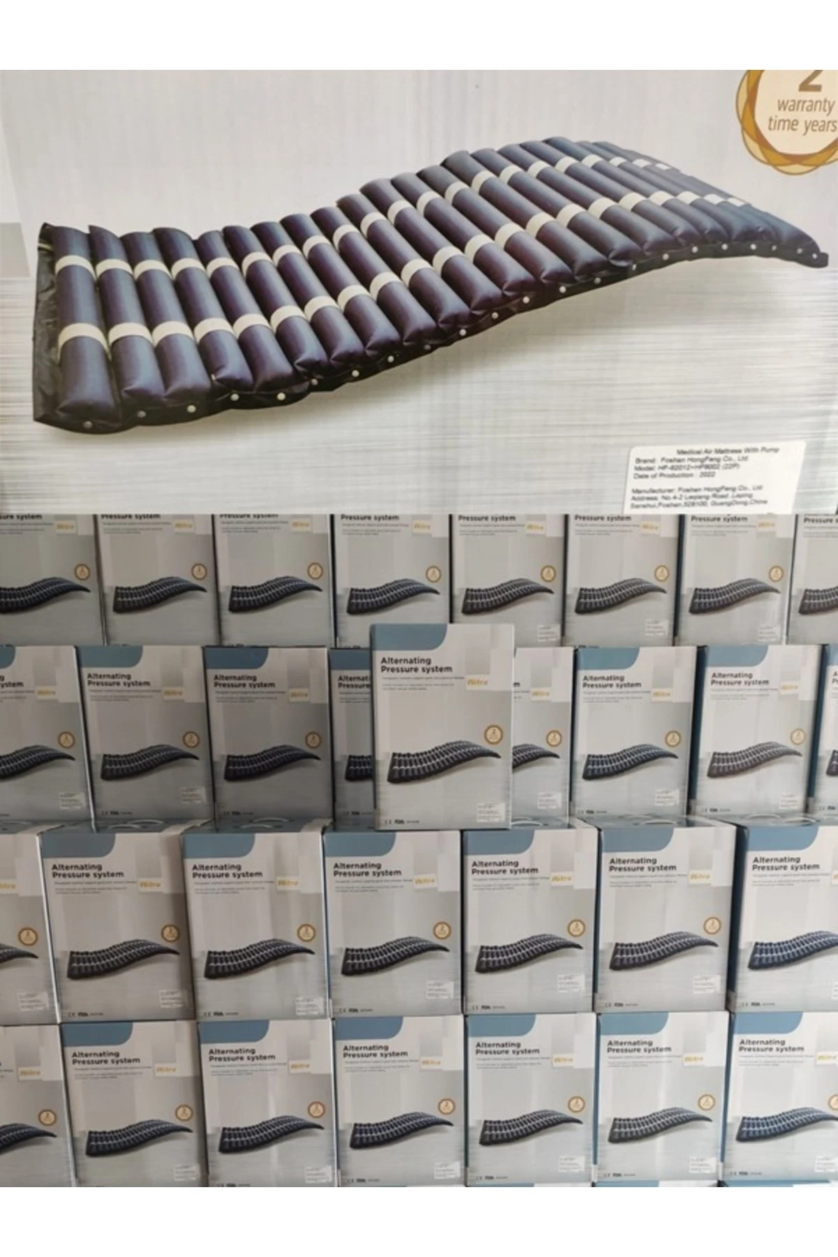 A + B 8cm Ventilasyonlu Boru Tipli Havalı Yatak ( Kılıf Hediye )