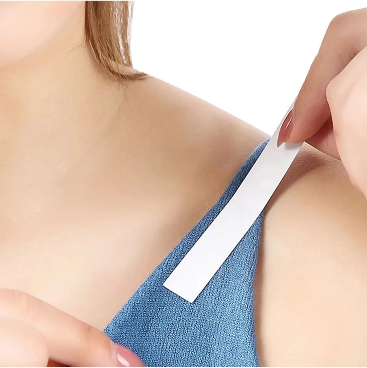 Vücut ve Kıyafet Için Çift Taraflı Sabitleme Dekolte Abiye Gelinlik Elbise Sütyen Bantı