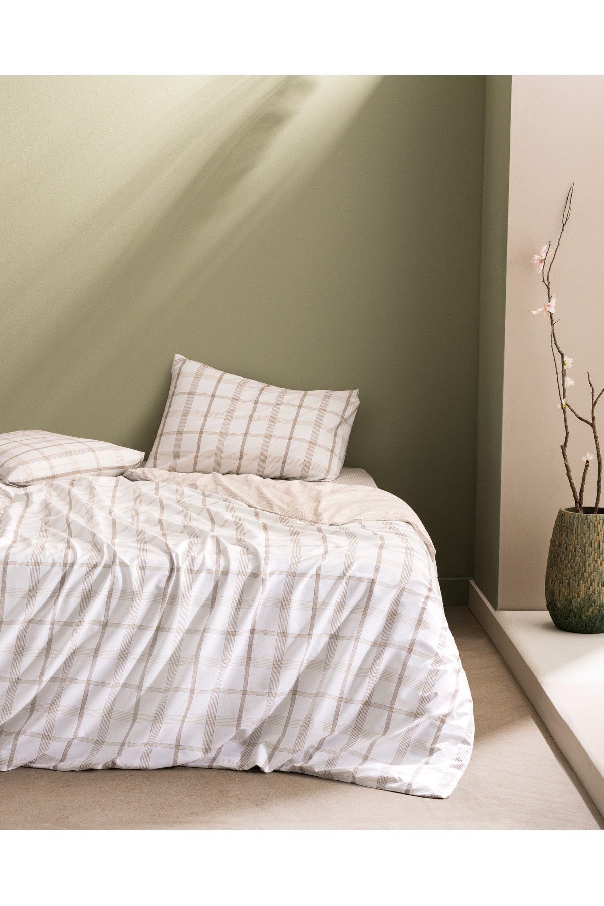 Aluin King Size  Ranforce Baskılı Nevresim Takımı