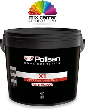 X1 Kokusuz Su Bazlı Amerikan Kapı Boyası Beyaz 2.5 Lt