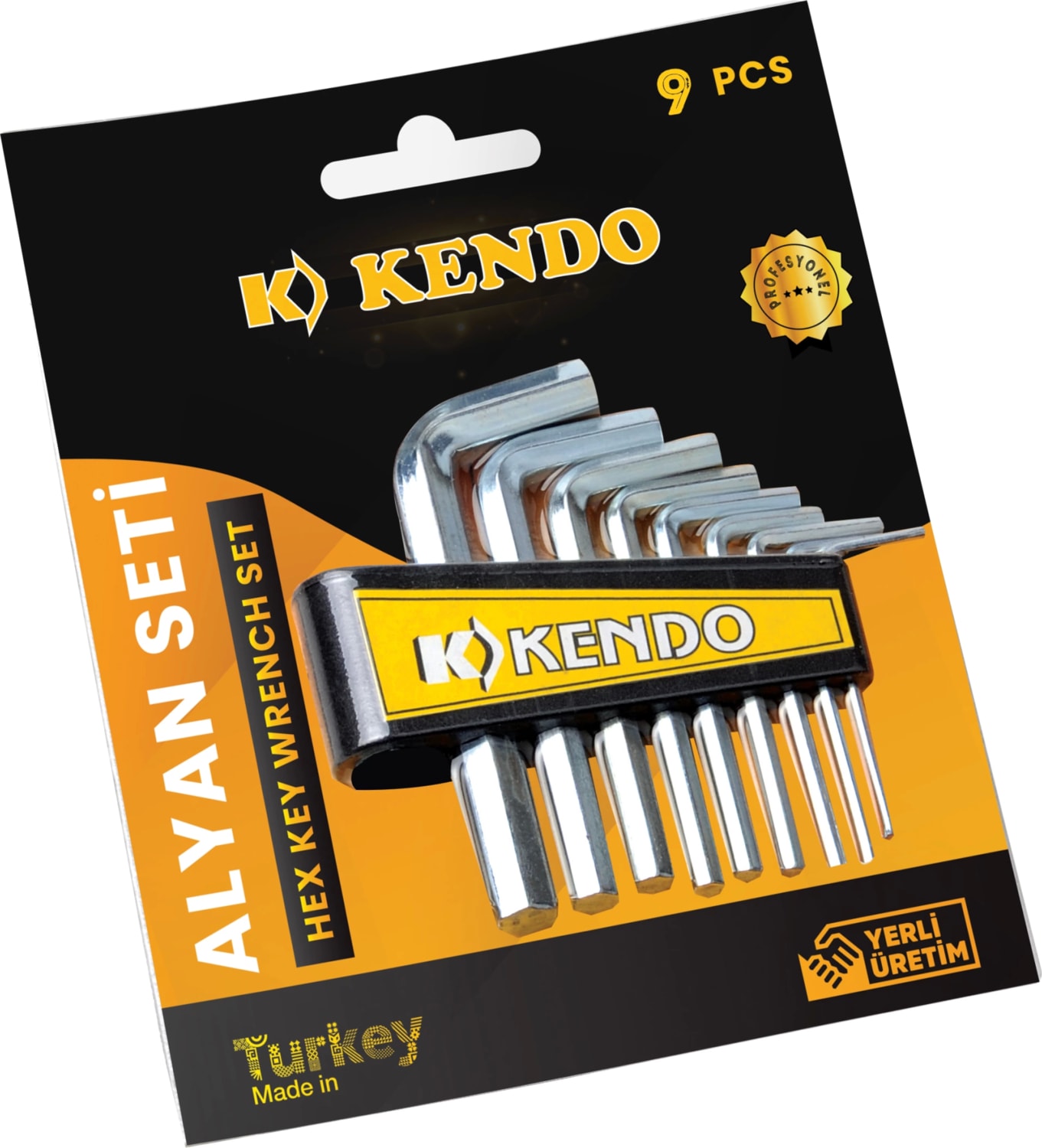 Eltos Kendo Allen Anahtar Seti Alyan Anahtar 9 Parça