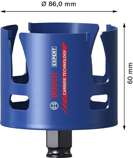 BOSCH 86 mm Yapı Malzemeleri Için Panç 2608900477