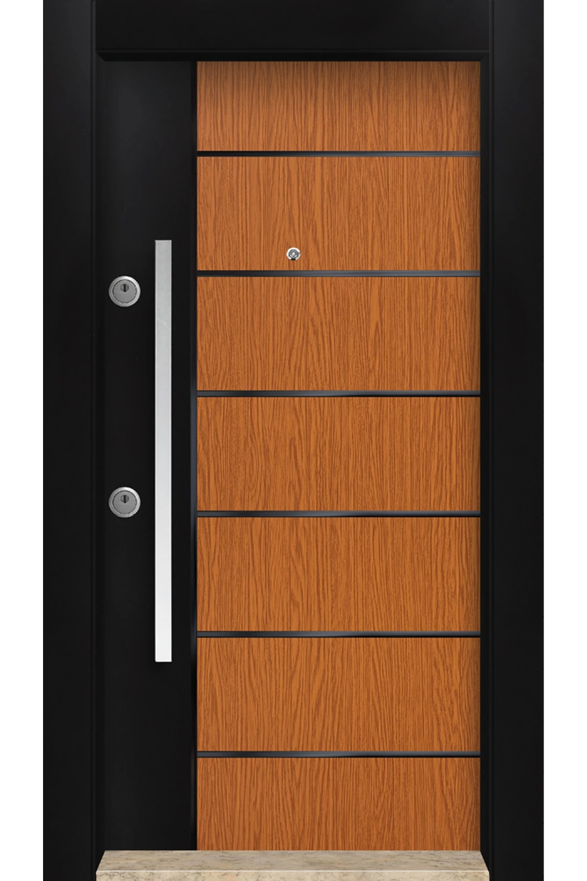 Dış Iklim Kapısı, Yağmura Güneşe Dayanıklı Çelik Kapı, Mn-6021 Sağ