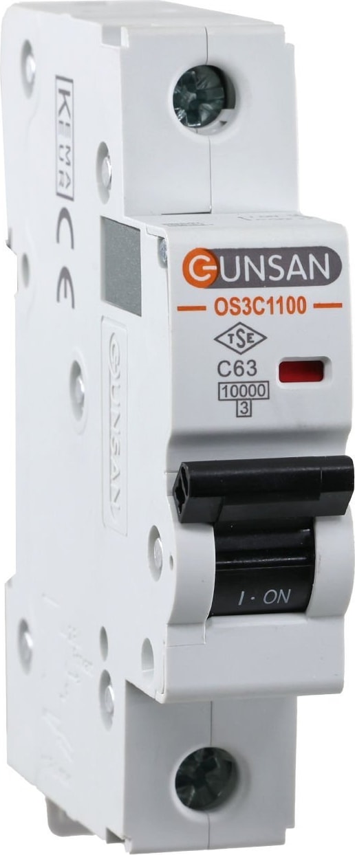 Valta Otomatik Sigorta 1 Kutup 10kA C Tip 63A