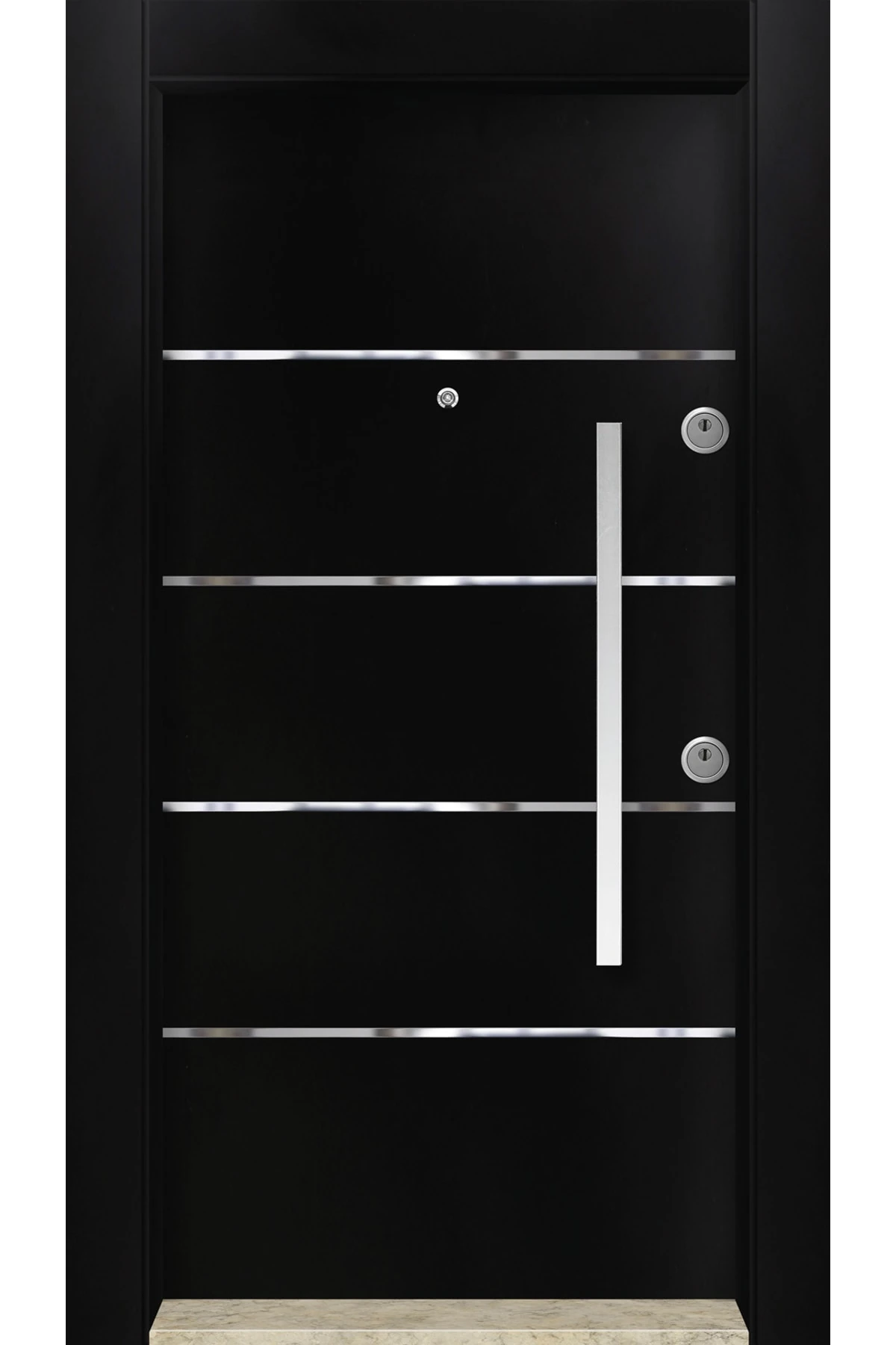 Dış Iklim Kapısı, Yağmura Güneşe Dayanıklı Çelik Kapı, Mn-6019 Sol