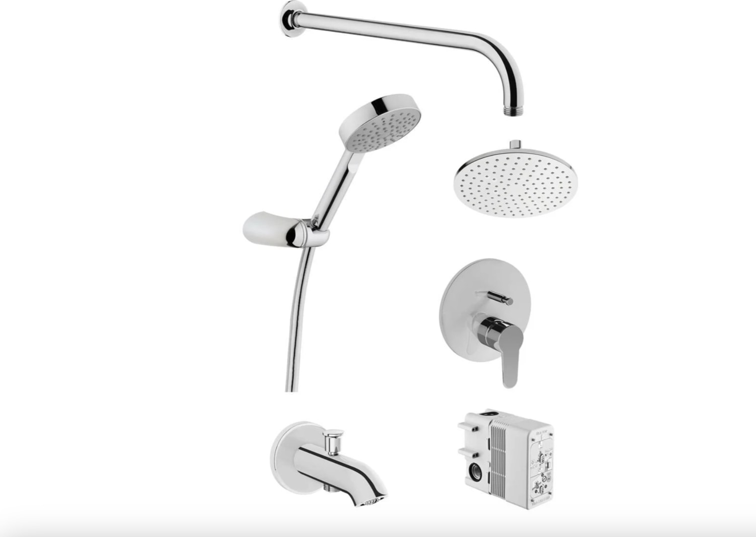 Win S Rain L -Master 1f Ankastre Duş Seti