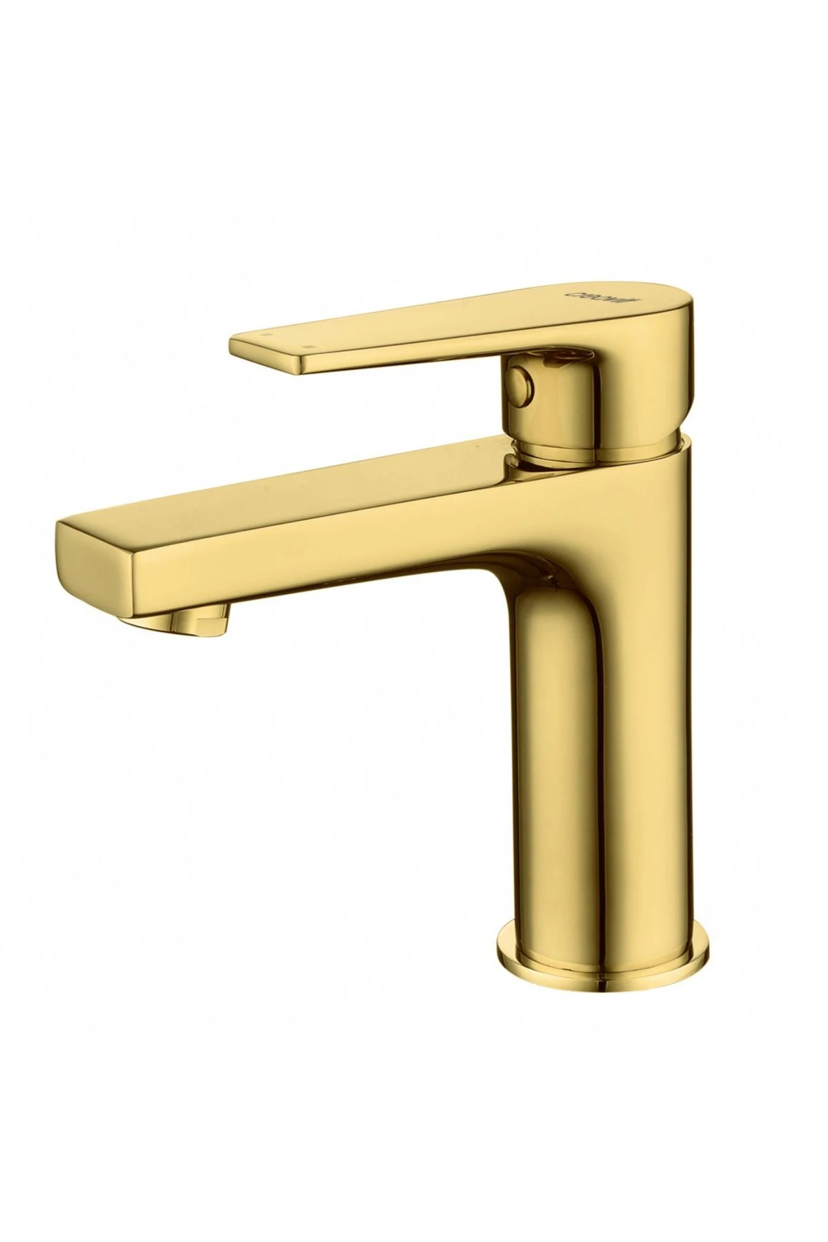 Sharp Lavabo Armatürü Altın