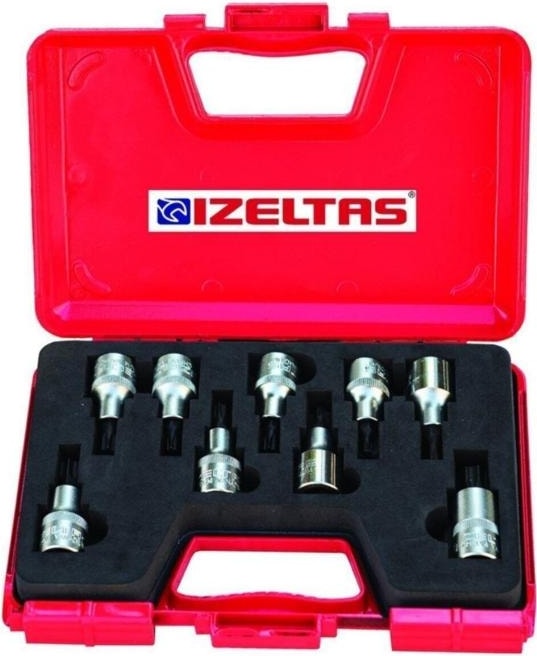 1/2'' Lokmalı Tork Uç Takımı 60MM - 9 Parça
