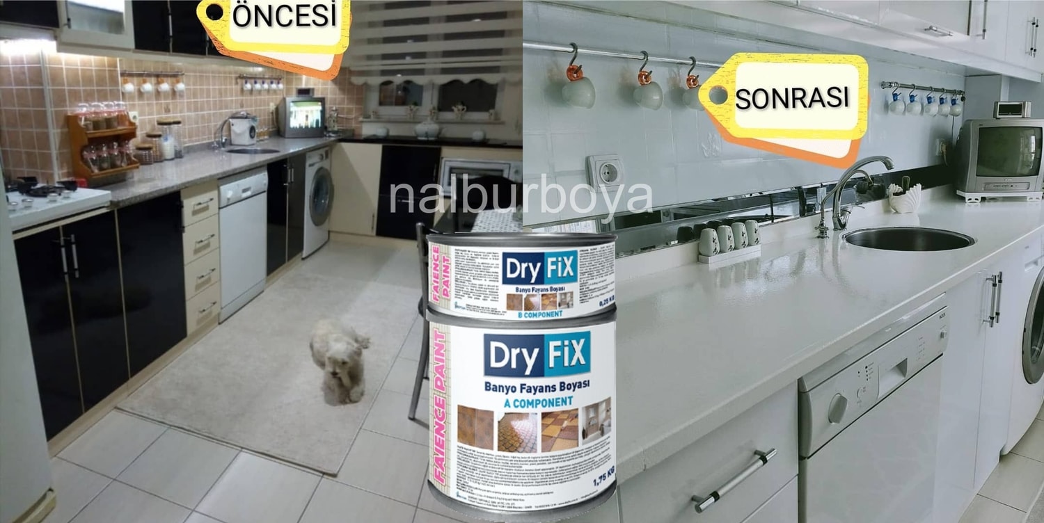 Fayans Boyası  Faince Paint 2kg Parlak Lokum