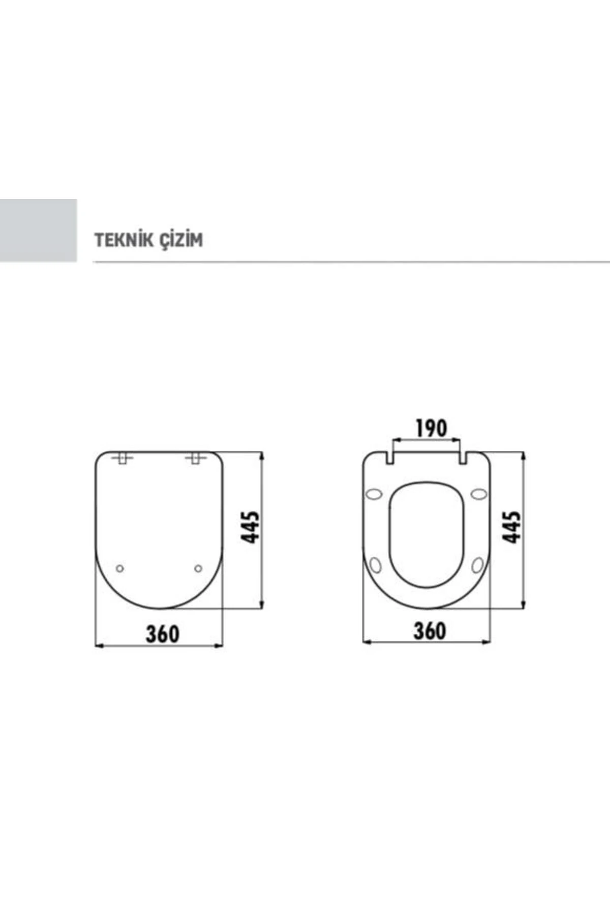 Selin Asma Klozet (SL320.00) + Tefen Klozet Kapağı (KC2201) 2'li Set