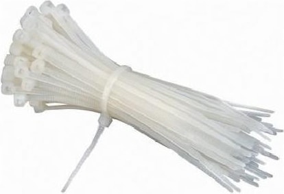 Kablo Bağı Plastik Kelepçe Beyaz 4.8X400MM - 100 Adet