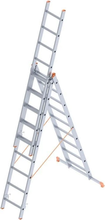 Saraylı 3x9 A Tipi Sürgülü Merdiven 7,41 Metre