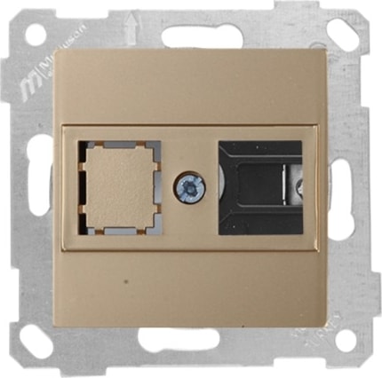 Rita Mek Tuş Data Prizi 1XRJ45 (Kon.süz) Beyaz