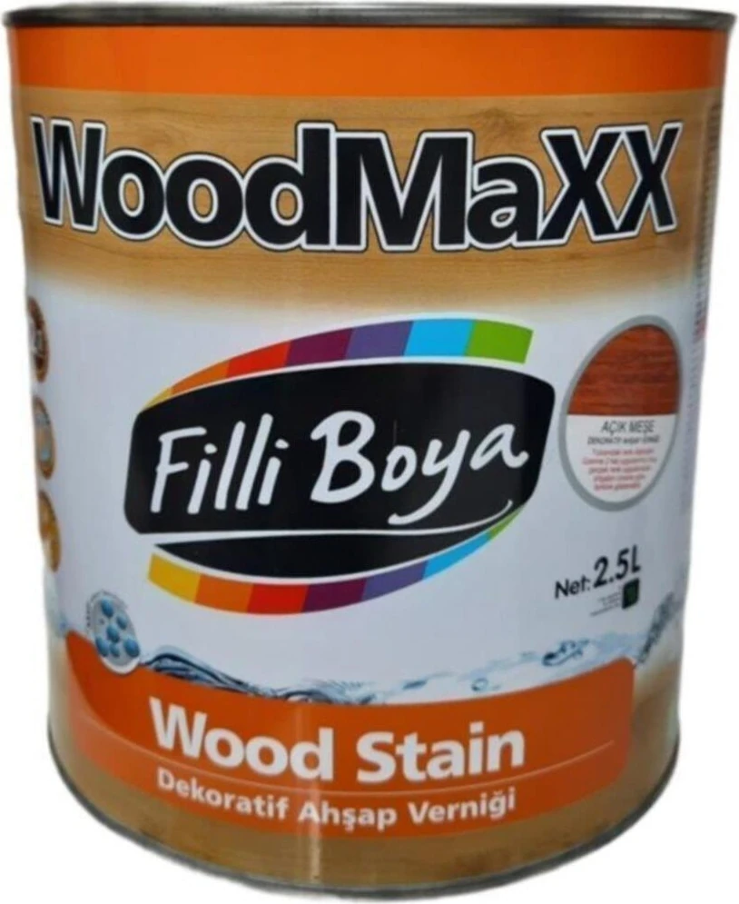Filli Woodmaxx Ahşap Vernik Açık Meşe 2,5lt