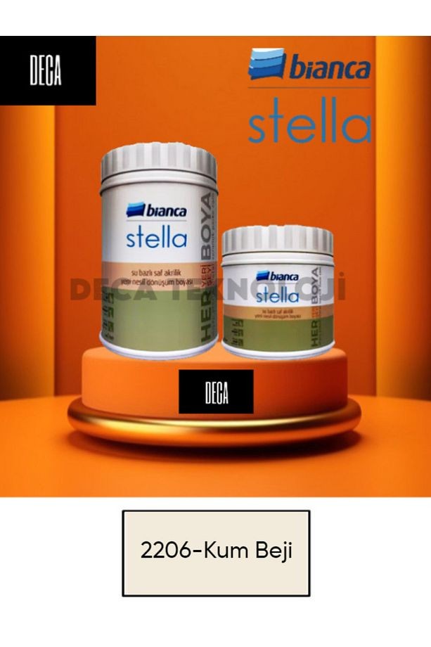 Stella Boya 1Lt-Kum Beji Dolap-Fayans-Cam-Plastik-Ahşap
