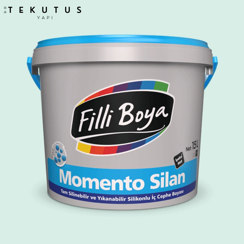 Momento Silan Silikonlu Iç Cephe Boyası 15 L Nil Yeşili / 6017
