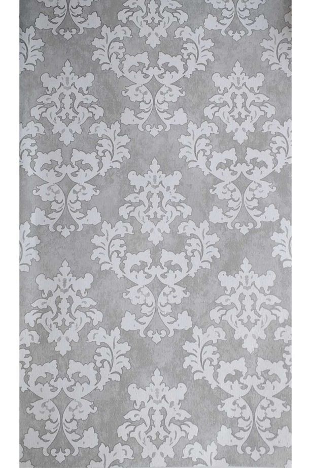 Black Damak Desen Simli Duvar Kağıdı (16M2)