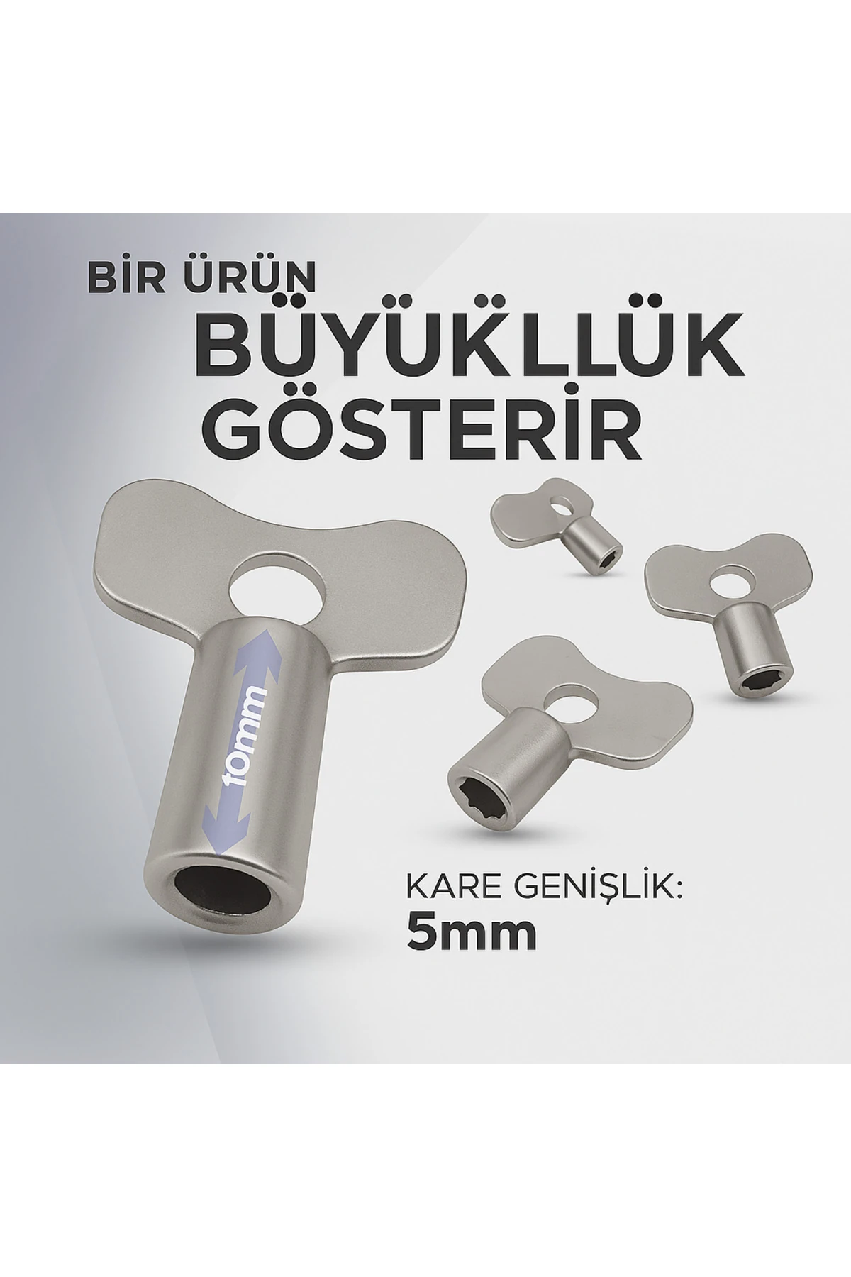 Radyatör Purjör Anahtarı – Petek Havlupan Hava Alma ve Purjör Açma Kapama Anahtarı (1 Adet)