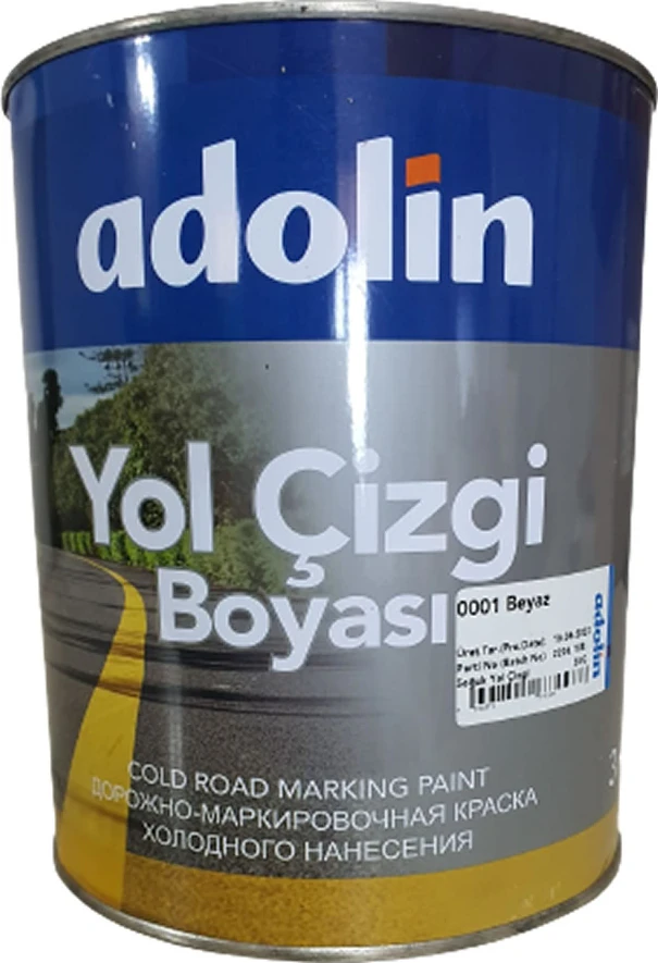 Adolin Yol Çizgi Boyası Beyaz 3kg